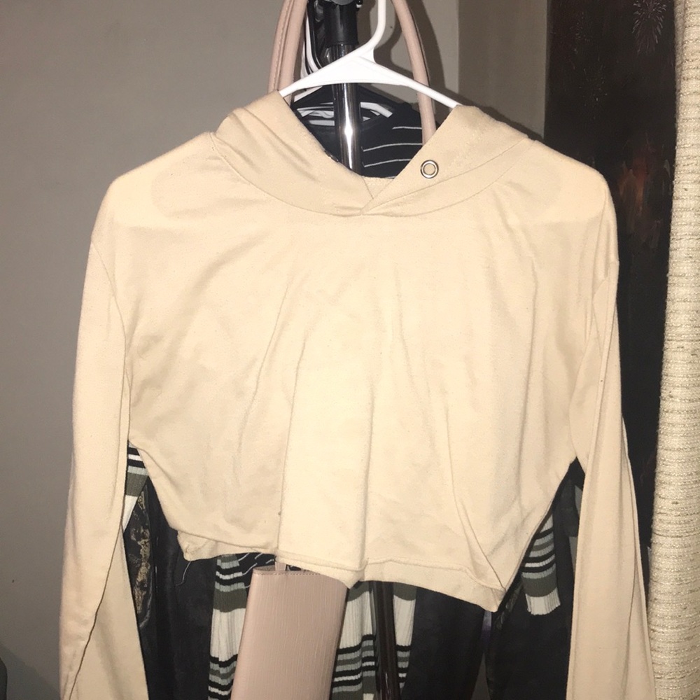 Tan crop top